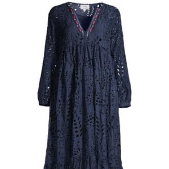 Johnny Was Vera Midi Slip Silk Blend Dress